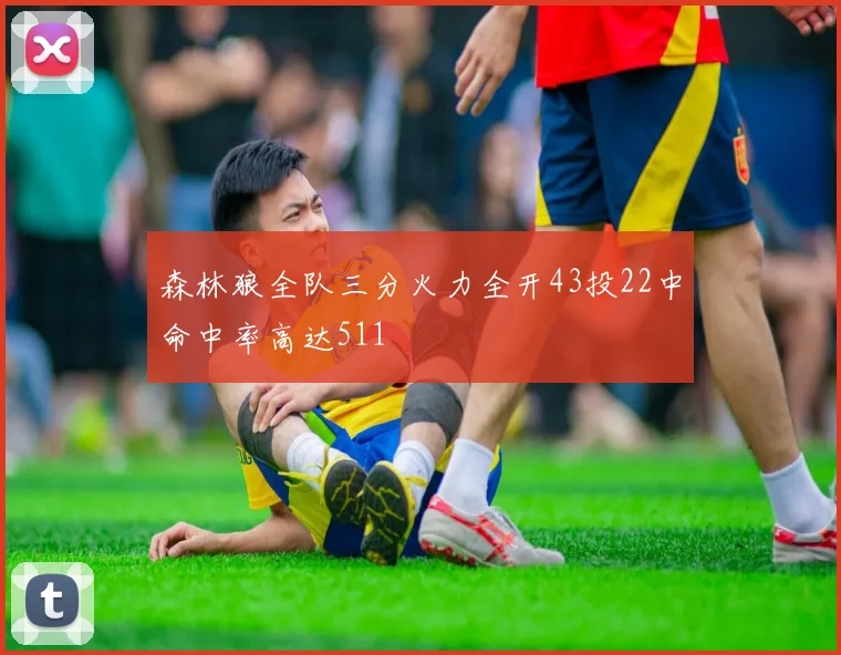 森林狼全队三分火力全开43投22中命中率高达511
